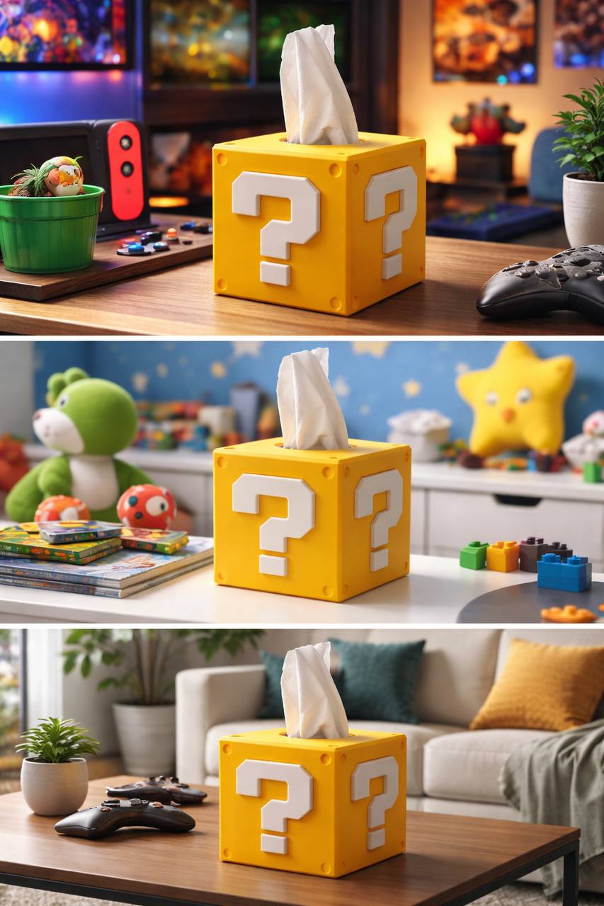 Super Mario | Tissue Box
